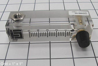 Flowmeter Valve with Terra logo