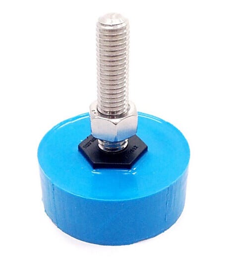 Leveling Foot, Polyurethane non-skid, 3.25