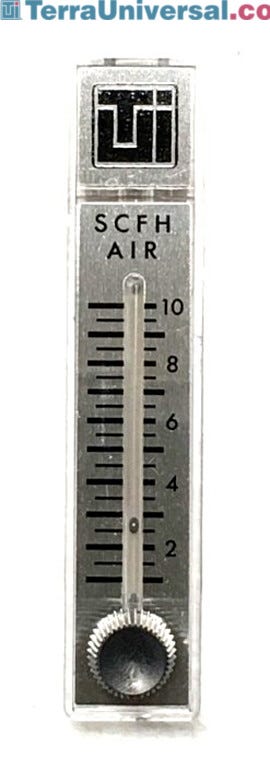 1600-40 Flowmeter 1-10 SCFH | 1600-40 displayed